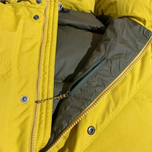 Patagonia Men's SIze XXL Downdrift Insulated Full Zip Hooded Jacket Cabin Gold
